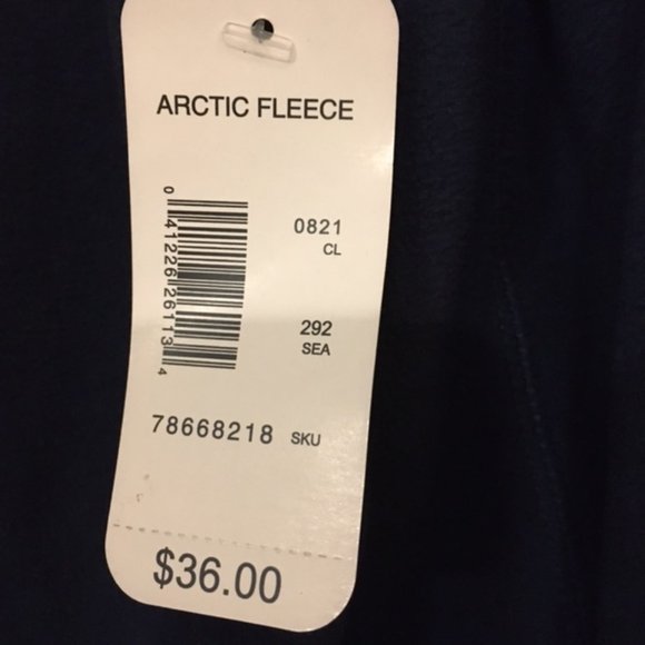 Great Northwest Fleece Jacket, 1/4 Zip, Dark Blue, Size Large, NWT - Picture 7 of 14